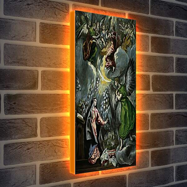 Лайтбокс световая панель - Annunciation. Эль Греко