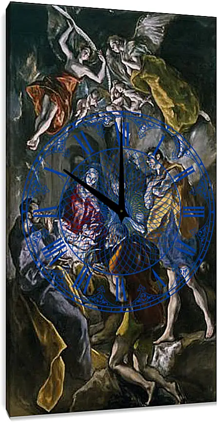 Часы картина - Adoration of the Shepherds. Эль Греко