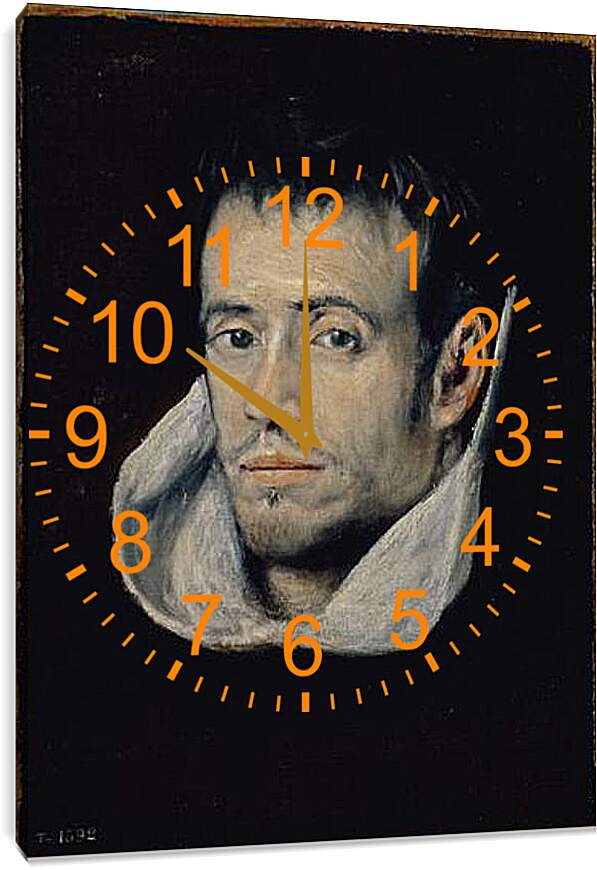 Часы картина - A Trinitarian Friar 2. Эль Греко