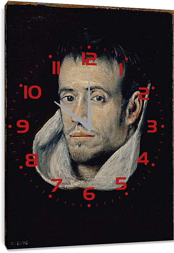 Часы картина - A Trinitarian Friar 2. Эль Греко