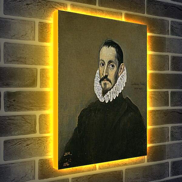 Лайтбокс световая панель - A Nobleman. Эль Греко