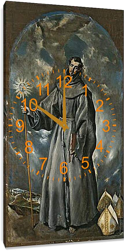 Часы картина - San Bernardino. Эль Греко