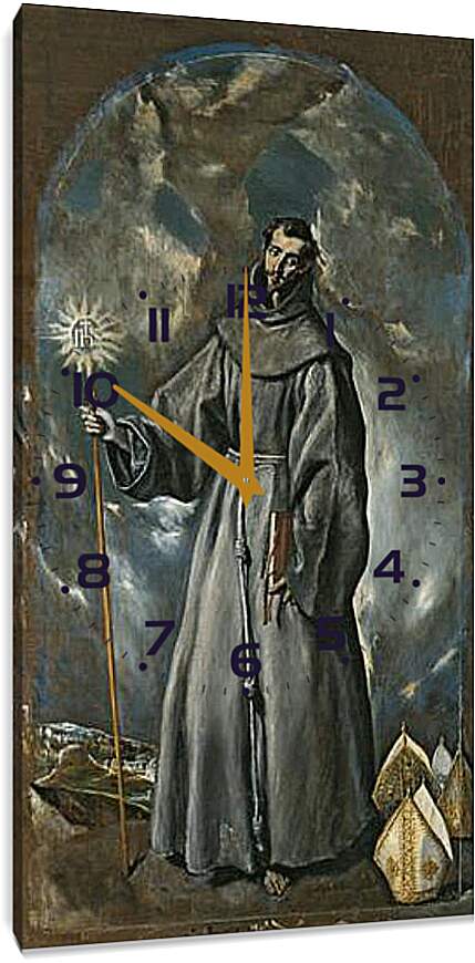 Часы картина - San Bernardino. Эль Греко