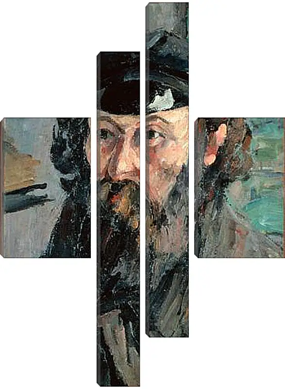 Модульная картина - Self Portrait. Поль Сезанн