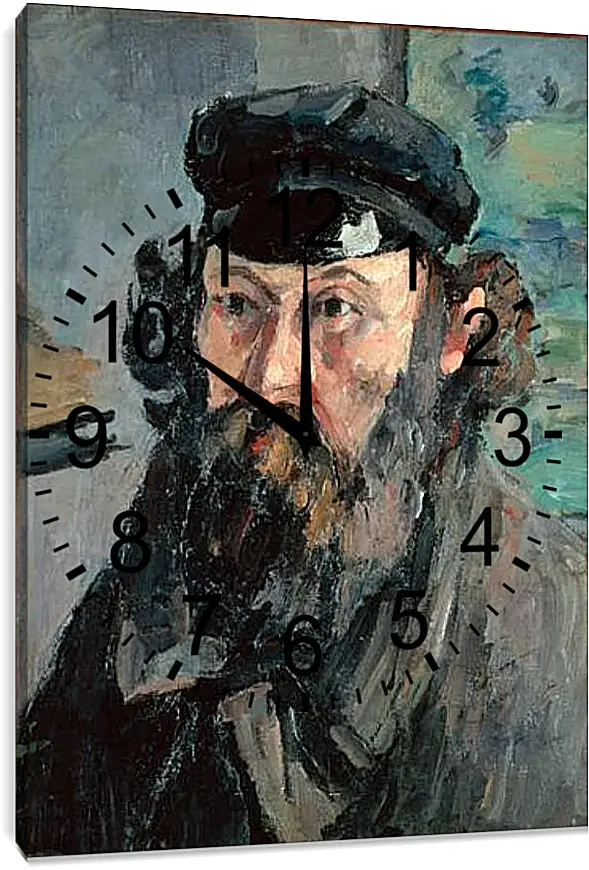 Часы картина - Self Portrait. Поль Сезанн