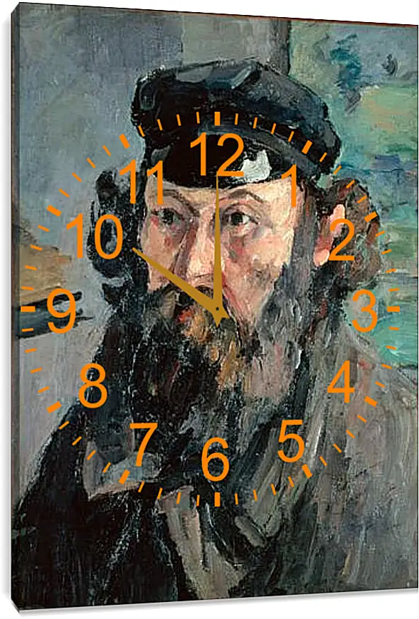 Часы картина - Self Portrait. Поль Сезанн