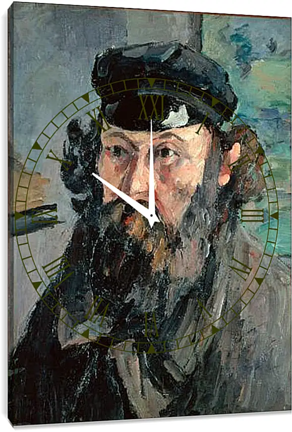 Часы картина - Self Portrait. Поль Сезанн