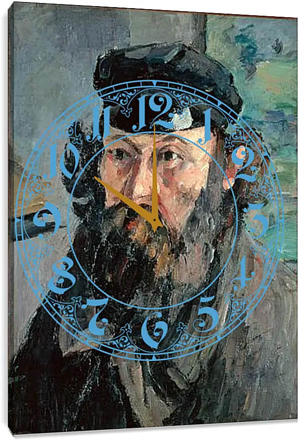 Часы картина - Self Portrait. Поль Сезанн