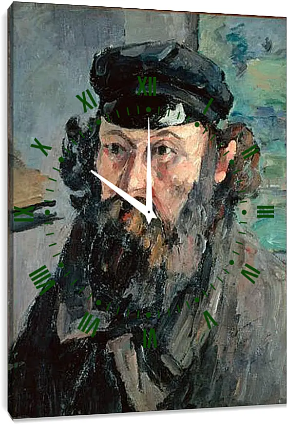 Часы картина - Self Portrait. Поль Сезанн