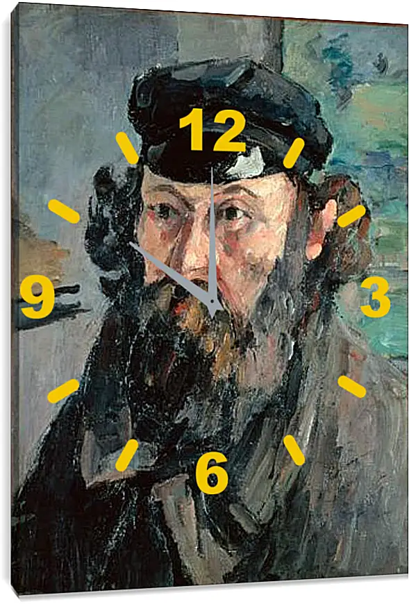 Часы картина - Self Portrait. Поль Сезанн