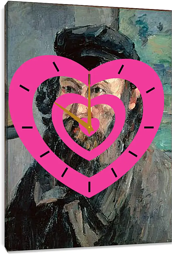 Часы картина - Self Portrait. Поль Сезанн