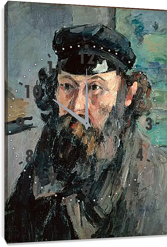 Часы картина - Self Portrait. Поль Сезанн