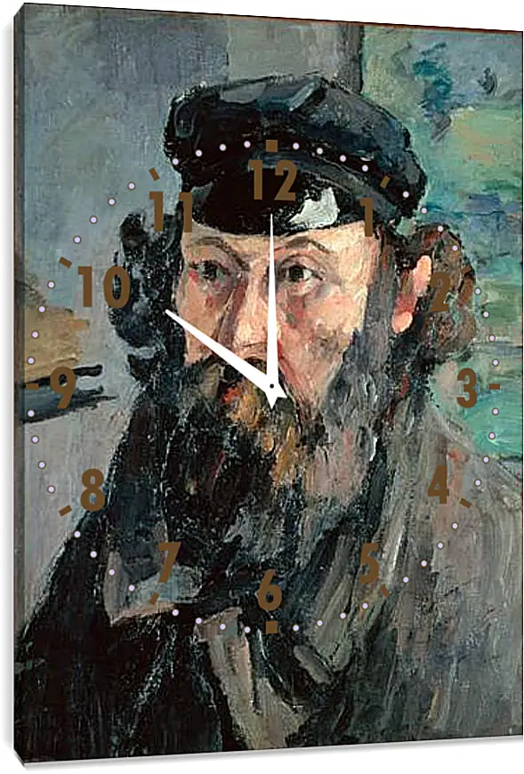 Часы картина - Self Portrait. Поль Сезанн