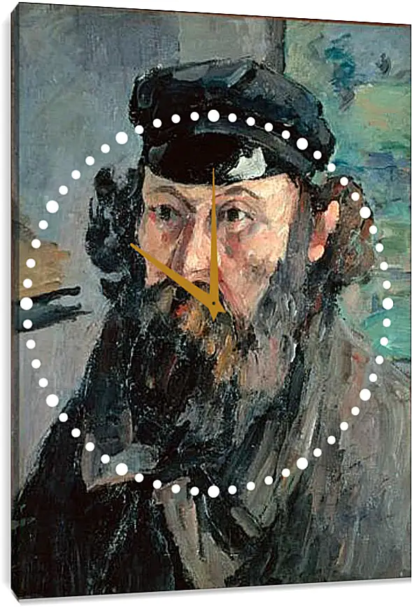 Часы картина - Self Portrait. Поль Сезанн