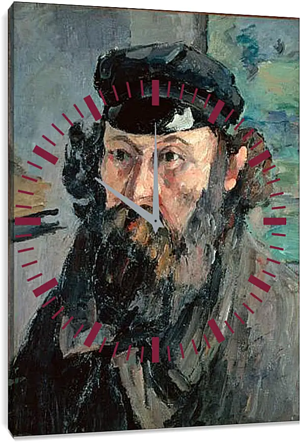 Часы картина - Self Portrait. Поль Сезанн