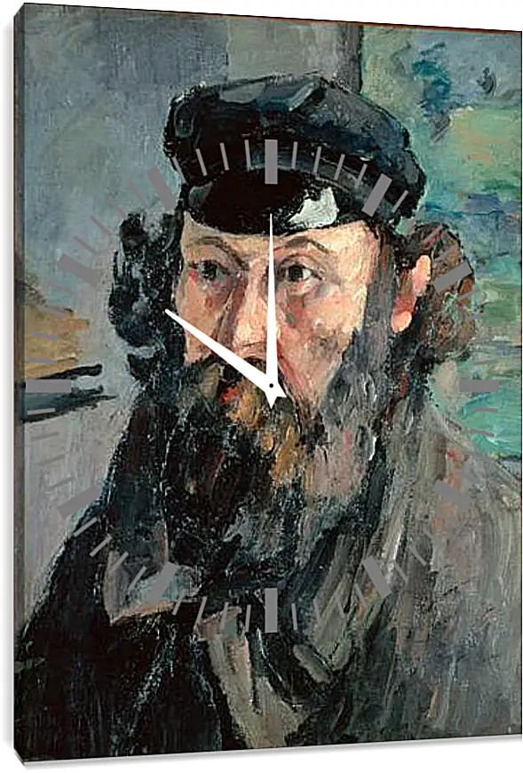 Часы картина - Self Portrait. Поль Сезанн