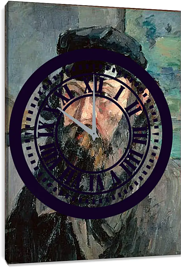 Часы картина - Self Portrait. Поль Сезанн