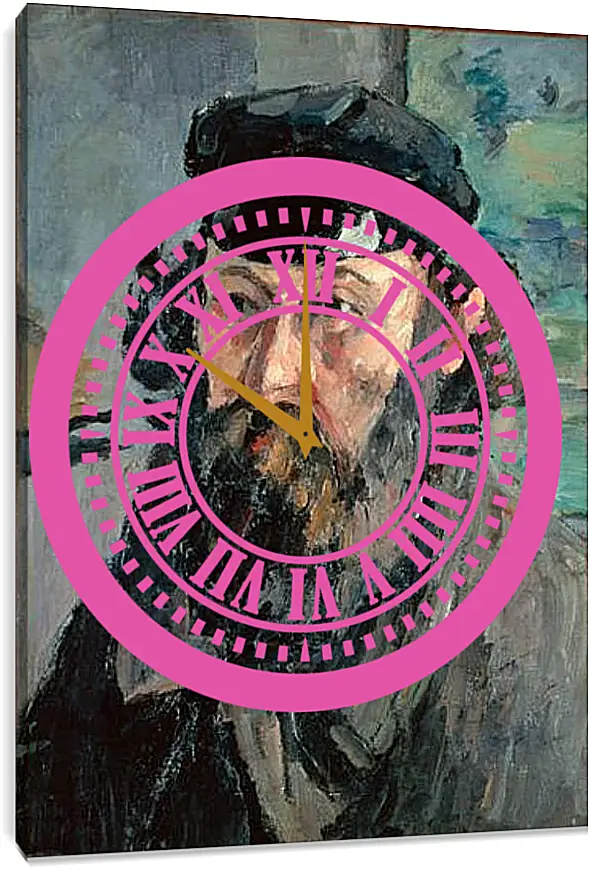 Часы картина - Self Portrait. Поль Сезанн