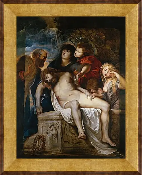 Картина в раме - Entombment. Питер Пауль Рубенс