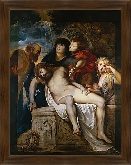 Картина в раме - Entombment. Питер Пауль Рубенс