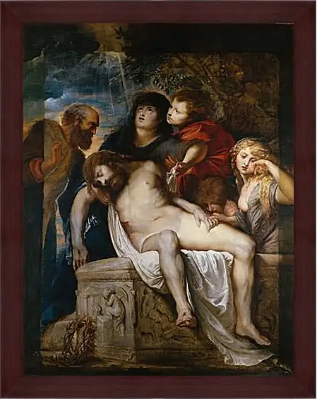 Картина в раме - Entombment. Питер Пауль Рубенс