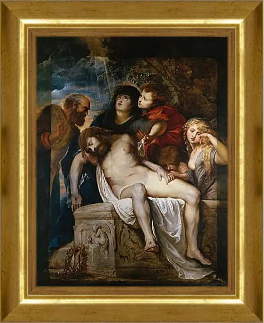 Картина в раме - Entombment. Питер Пауль Рубенс