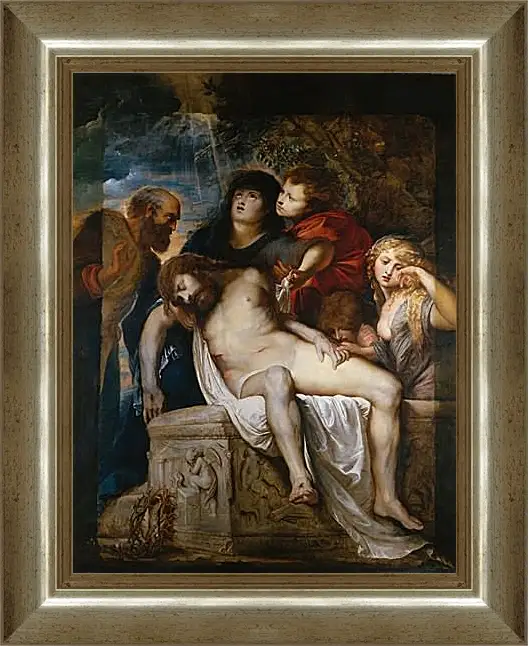 Картина в раме - Entombment. Питер Пауль Рубенс