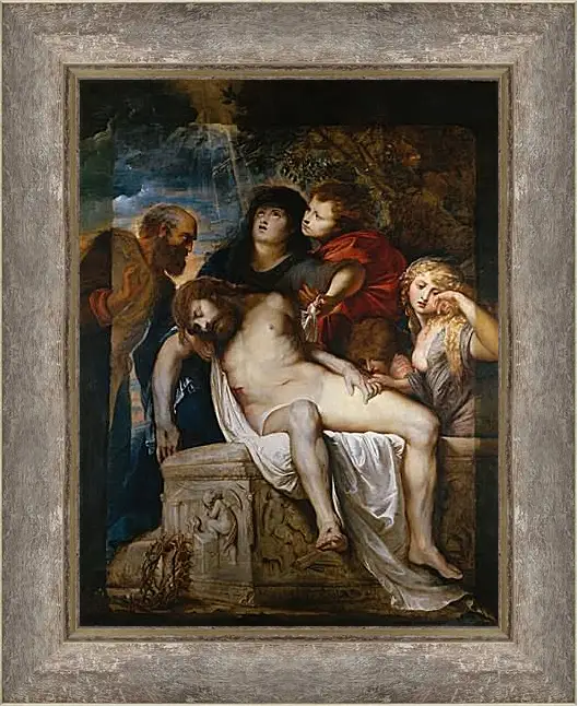 Картина в раме - Entombment. Питер Пауль Рубенс