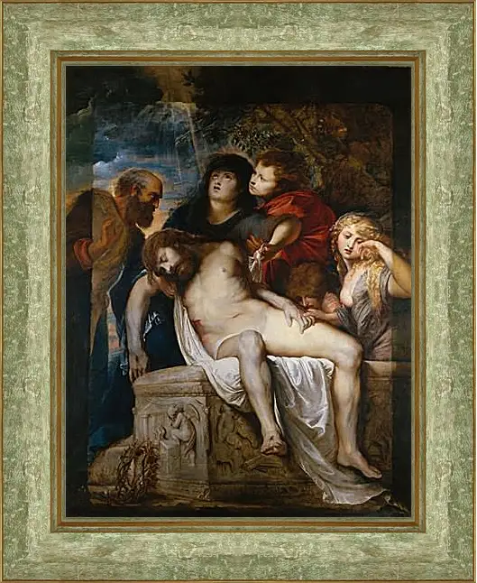 Картина в раме - Entombment. Питер Пауль Рубенс