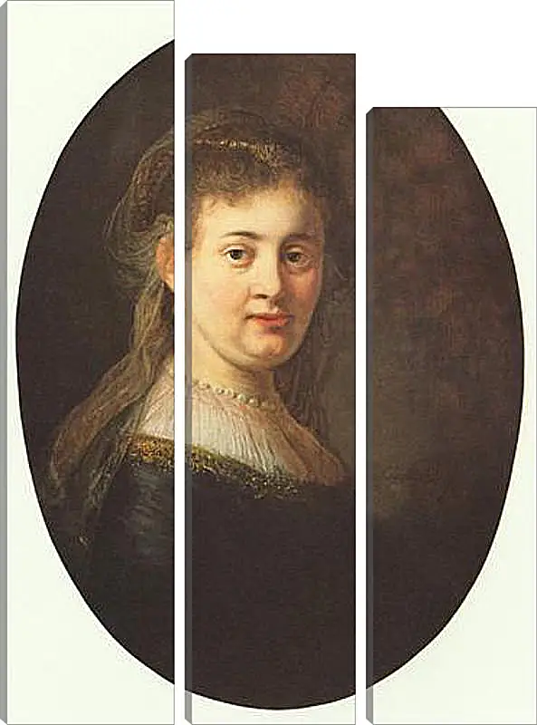 Модульная картина - Portrait of Saskia. Рембрандт