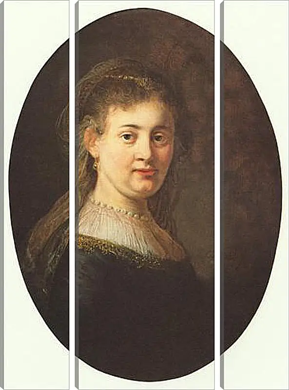 Модульная картина - Portrait of Saskia. Рембрандт