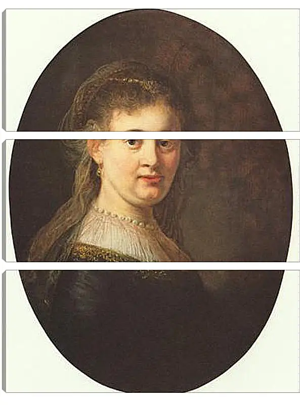 Модульная картина - Portrait of Saskia. Рембрандт