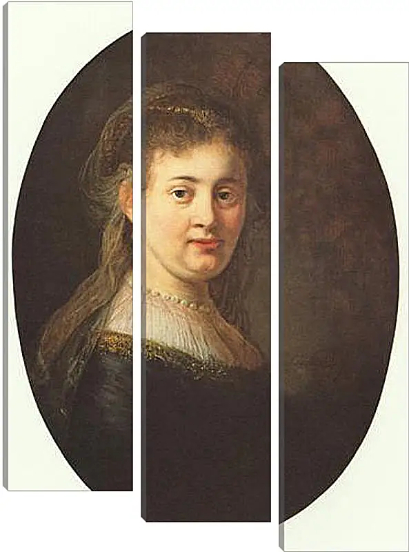 Модульная картина - Portrait of Saskia. Рембрандт