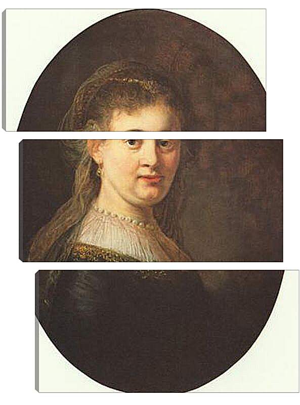 Модульная картина - Portrait of Saskia. Рембрандт
