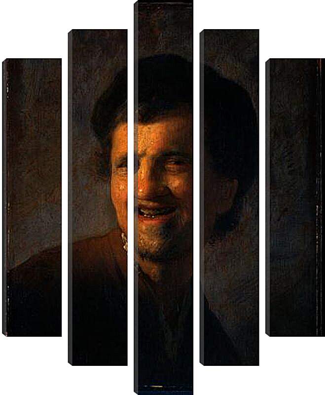 Модульная картина - Yound man smiling. Рембрандт