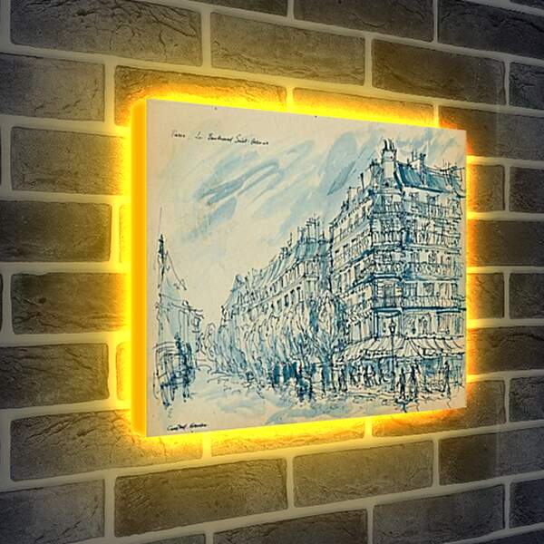 Лайтбокс световая панель - Paris. Коровин Константин