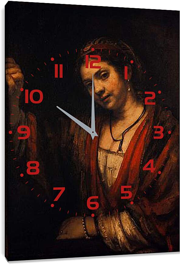 Часы картина - Van Rijn. Рембрандт