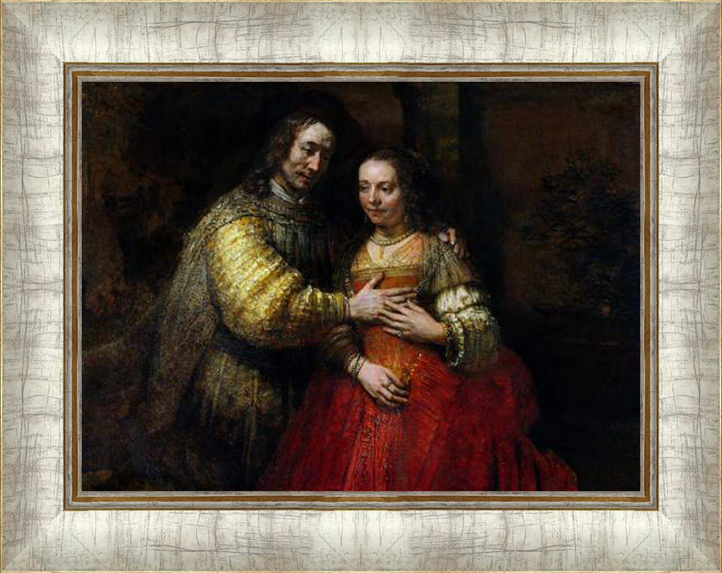 Картина в раме - Еврейская невеста. Рембрандт