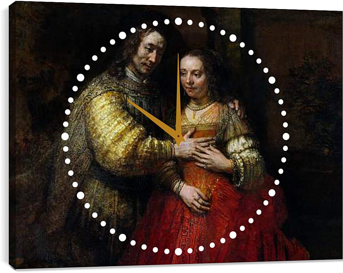 Часы картина - Еврейская невеста. Рембрандт