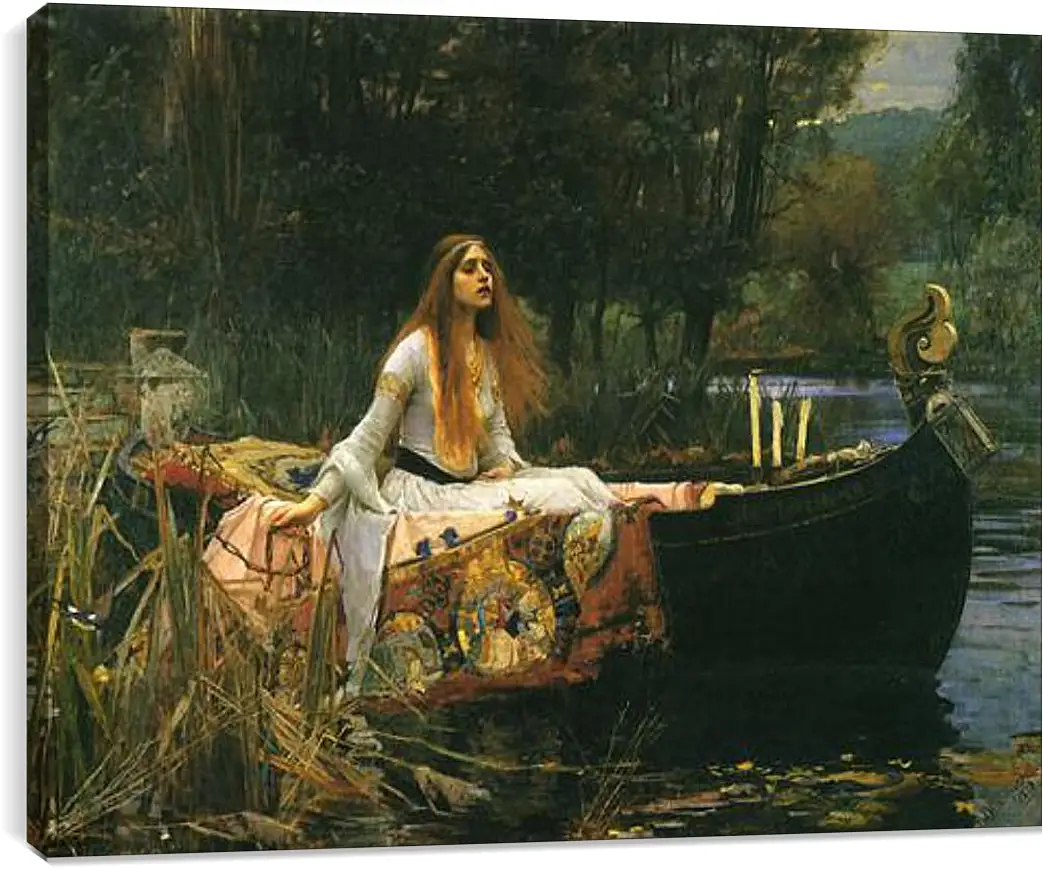 Постер и плакат - The Lady of Shalott. Джон Уотерхаус