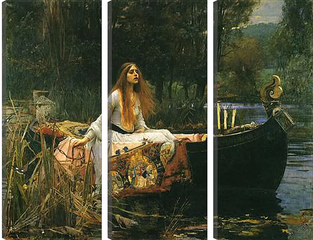 Модульная картина - The Lady of Shalott. Джон Уотерхаус