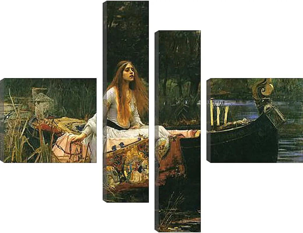 Модульная картина - The Lady of Shalott. Джон Уотерхаус