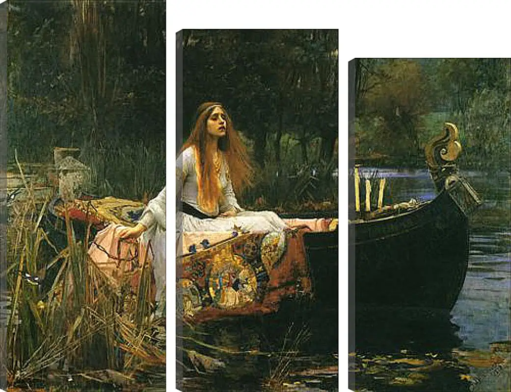 Модульная картина - The Lady of Shalott. Джон Уотерхаус