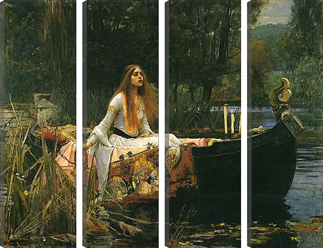 Модульная картина - The Lady of Shalott. Джон Уотерхаус