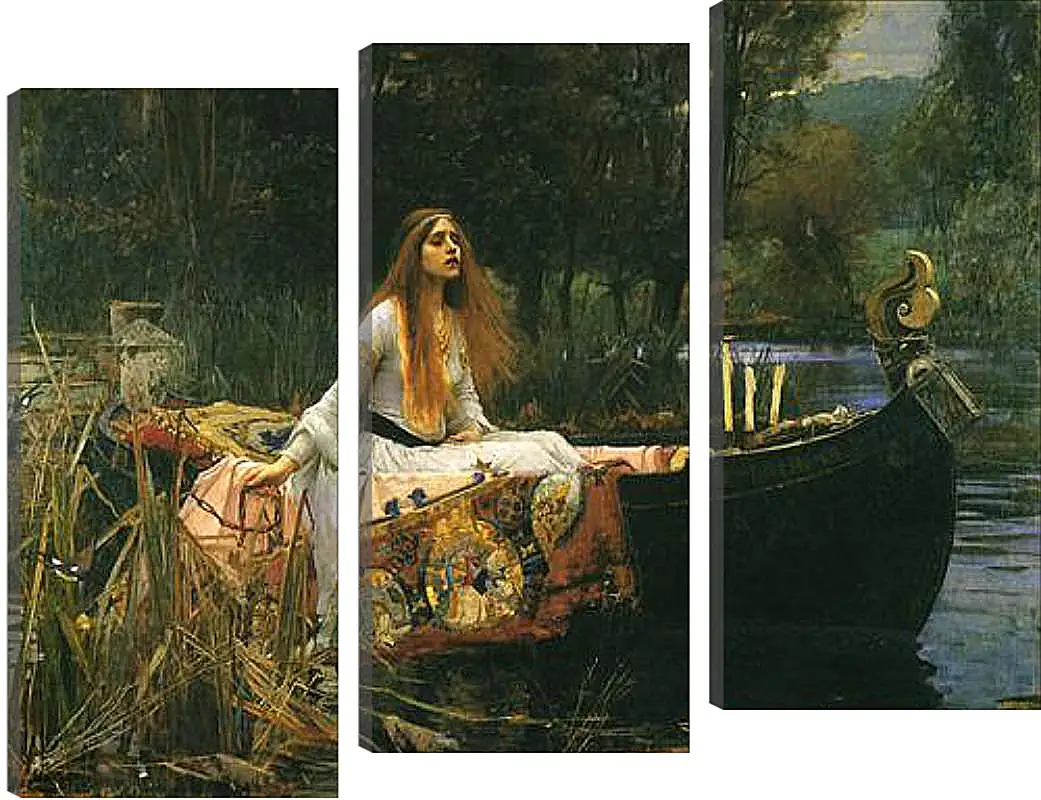 Модульная картина - The Lady of Shalott. Джон Уотерхаус