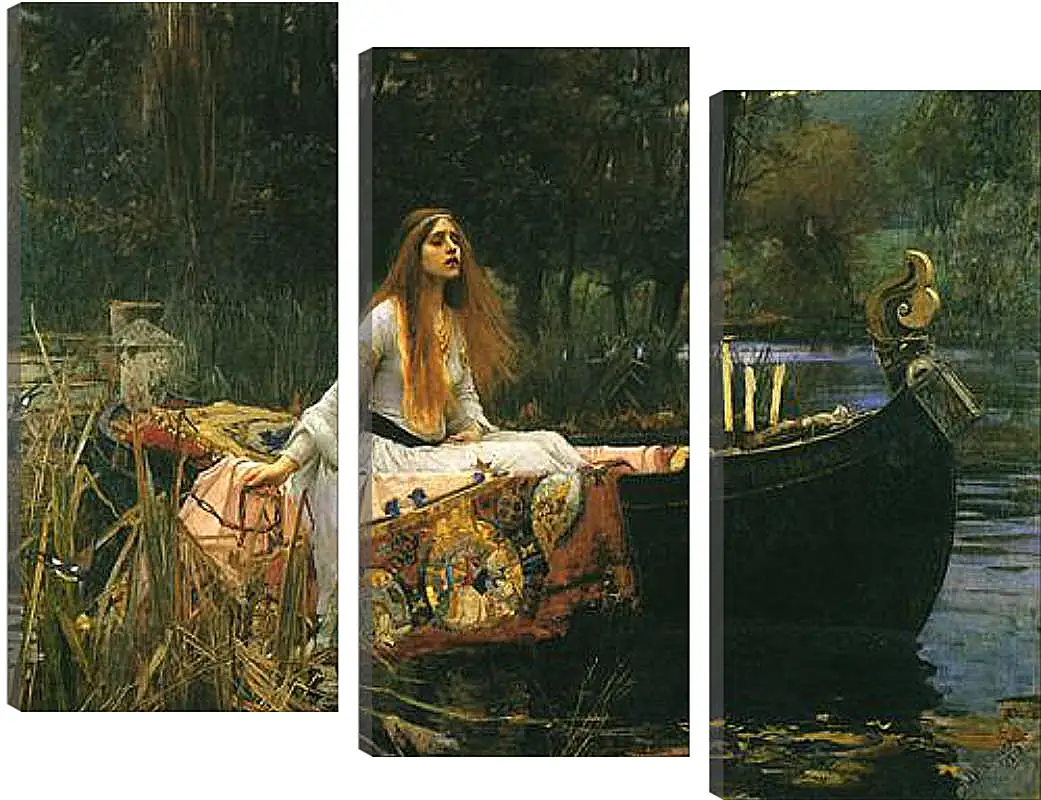 Модульная картина - The Lady of Shalott. Джон Уотерхаус