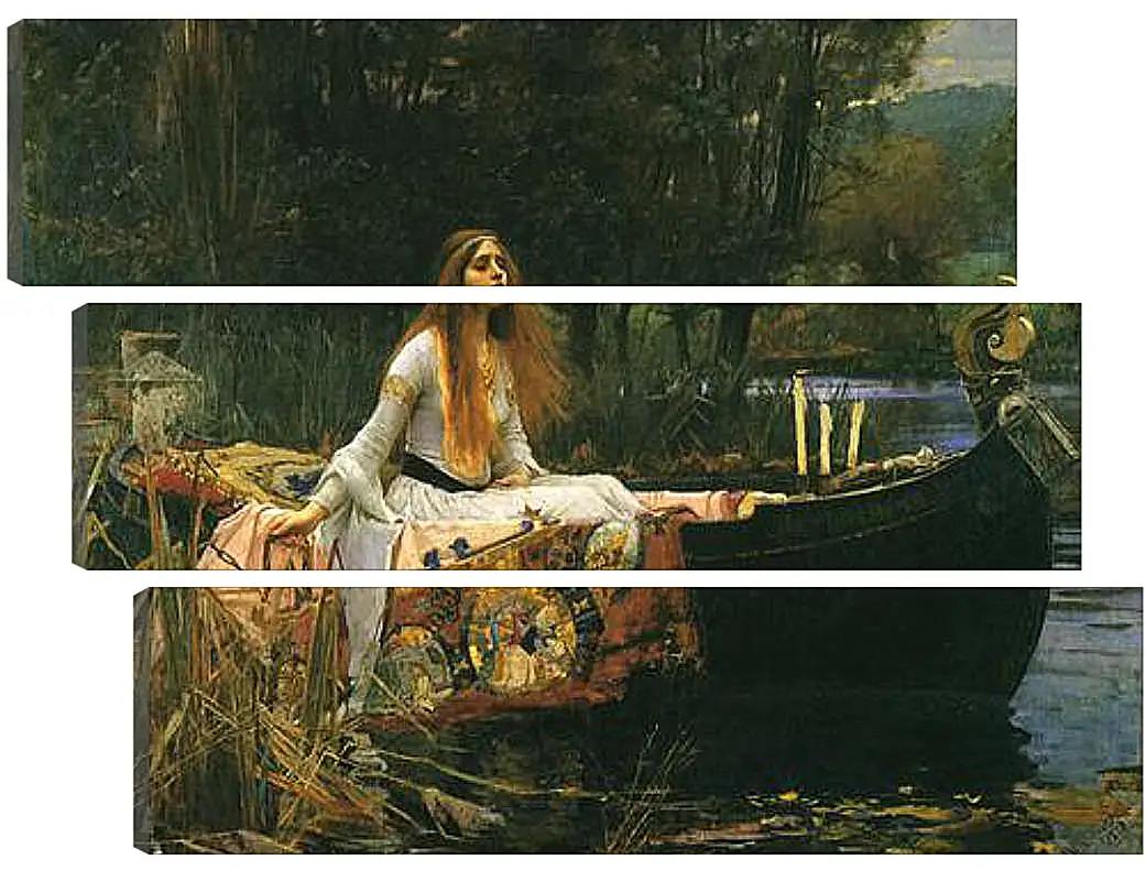 Модульная картина - The Lady of Shalott. Джон Уотерхаус