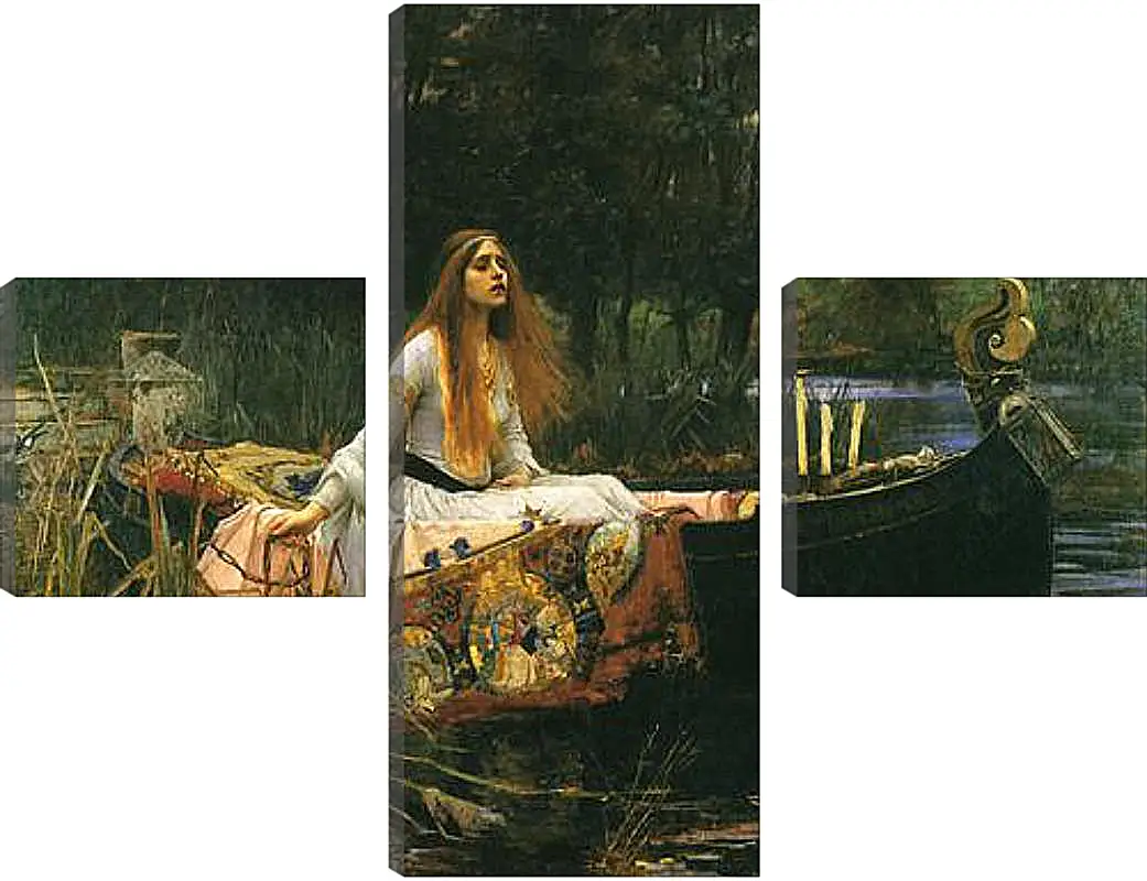 Модульная картина - The Lady of Shalott. Джон Уотерхаус