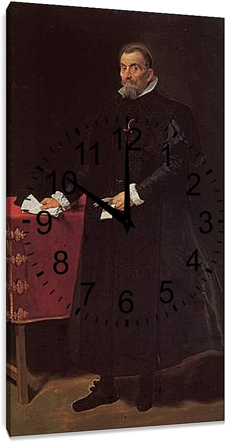 Часы картина - Don Diego del Corral y Arellano. Диего Веласкес
