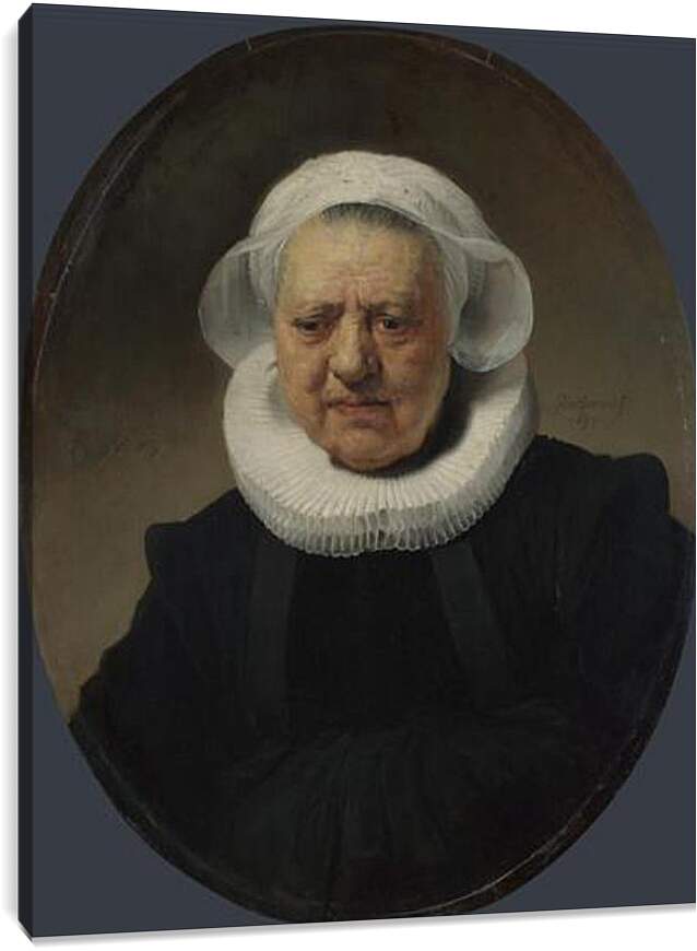 Постер и плакат - Portrait of Aechje Claesdr. Рембрандт